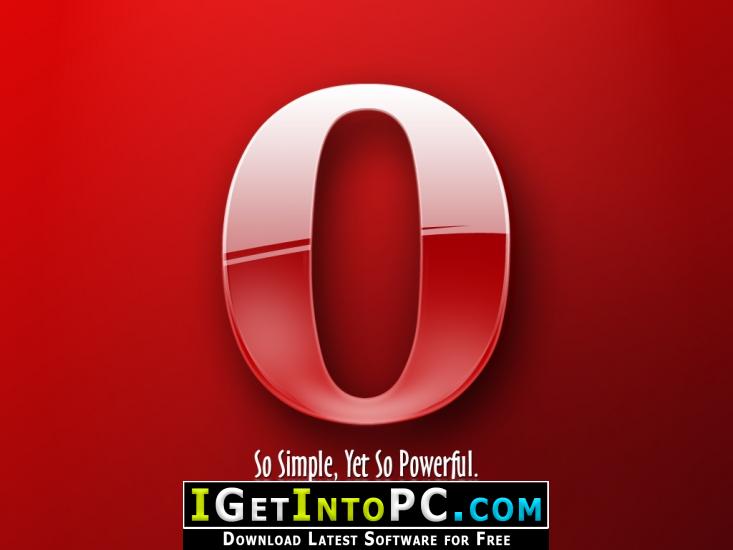Opera 60 Offline Installer Free Download