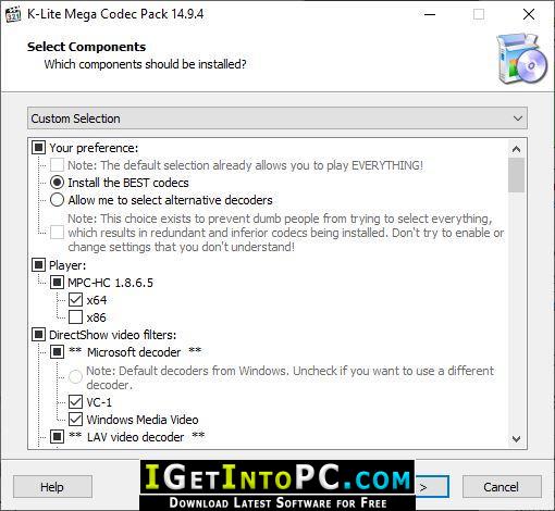 K Lite Mega Codec Pack 14 9 8 Free Download