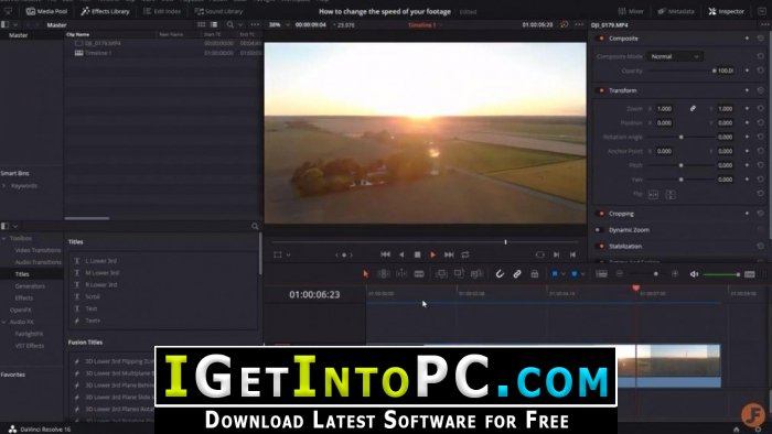 davinci resolve 16.1.2 free download