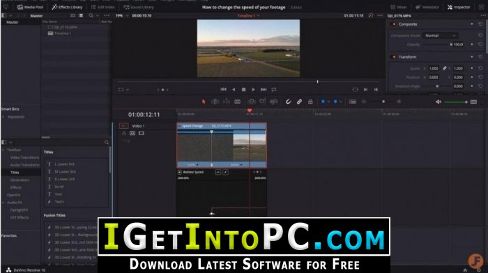 davinci resolve download free windows