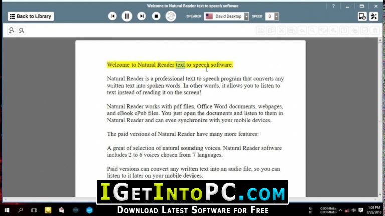 NaturalReader Professional 14.1 download free