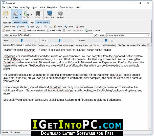 NextUp TextAloud 4.0.72 download the new version for windows