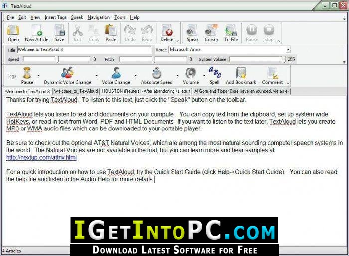 NextUp TextAloud 4.0.72 download the last version for windows