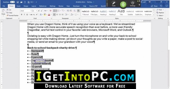 Nuance Dragon Professional Individual 15 Free Download