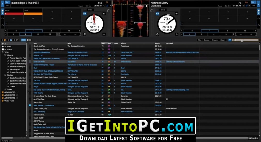 serato dj software free download full version for pc