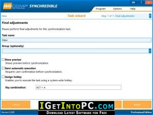 Synchredible Professional Edition 8.103 for mac instal