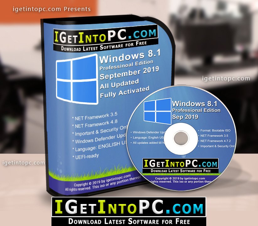 Windows 8.1 Pro ISO September 2019 Free Download (1)