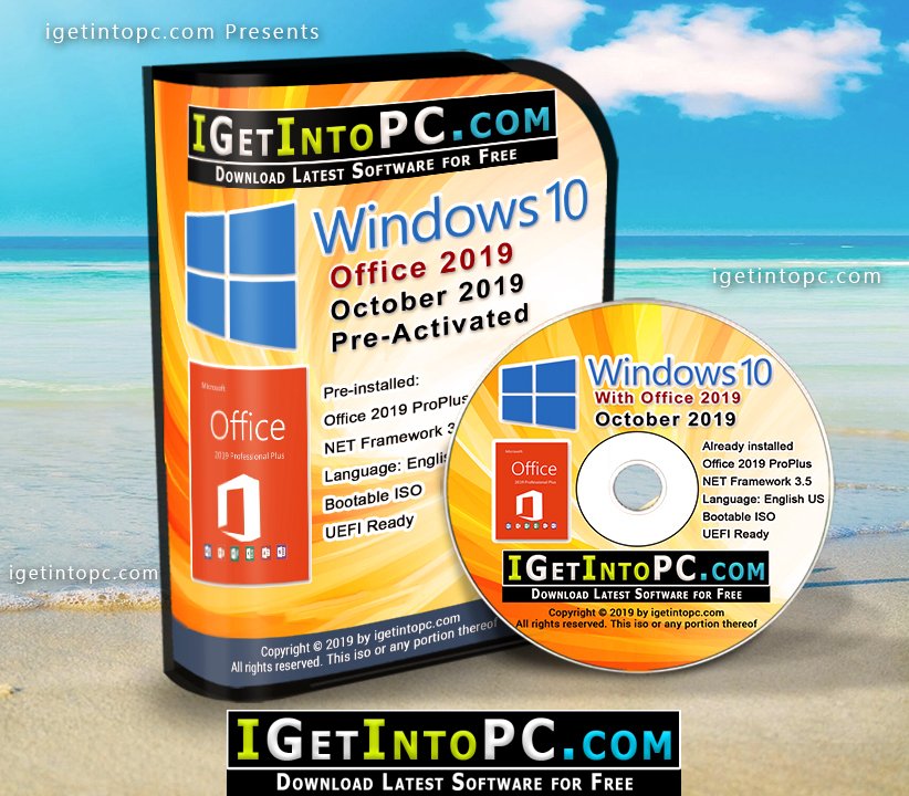 Windows 10 Pro with Office 2019 October 2019 Free Download (1)