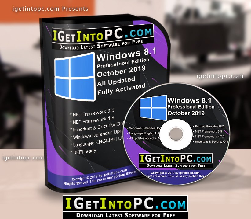 Windows 8.1 Pro ISO October 2019 Free Download (1)