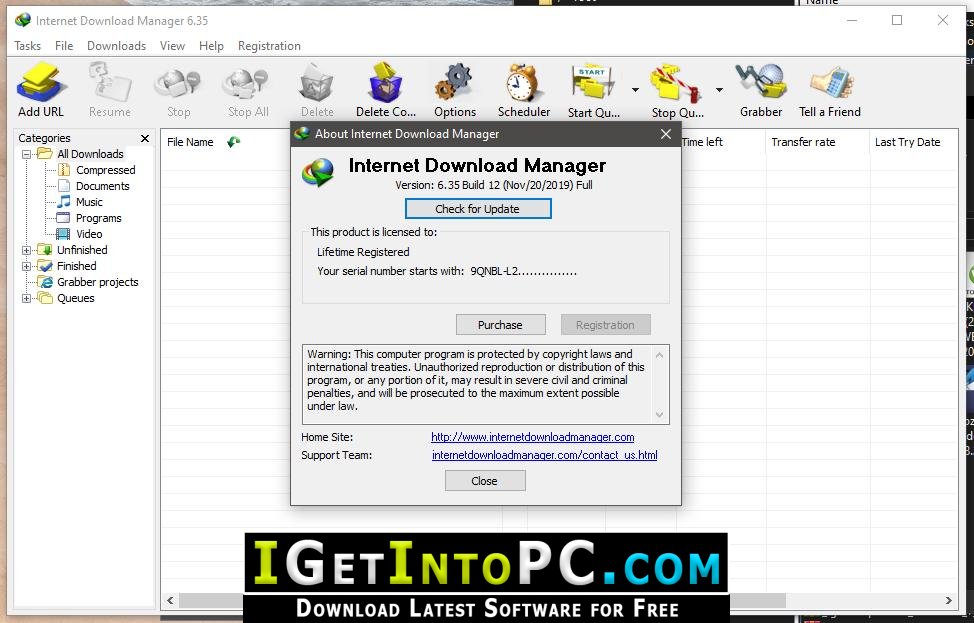 Internet Download Manager 6 35 Build 12 Retail Idm Free Download