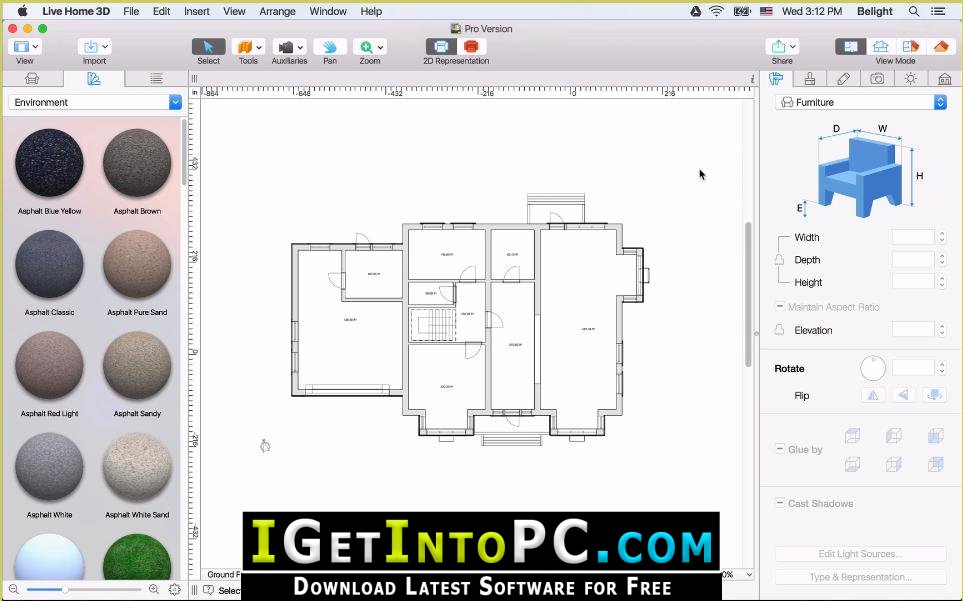 live home 3d pro windows no scroll project tree