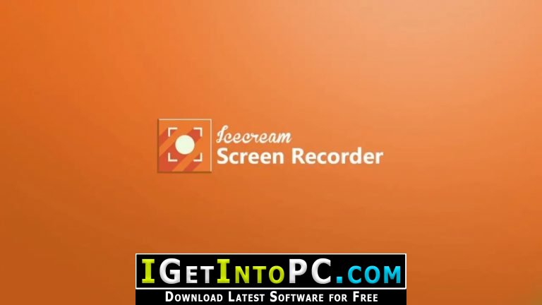 instal the new for apple Icecream Screen Recorder 7.29