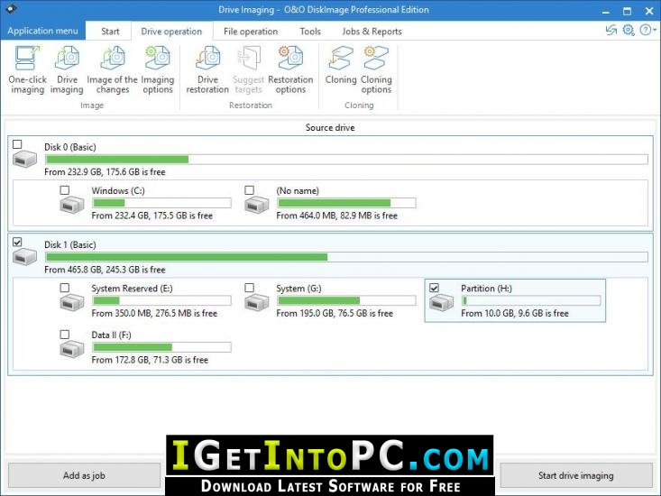 free O&O DiskImage Professional 18.4.309 for iphone download