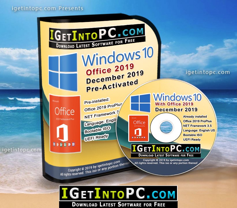 Windows 10 Pro with Office 2019 December 2019 Free Download (1)