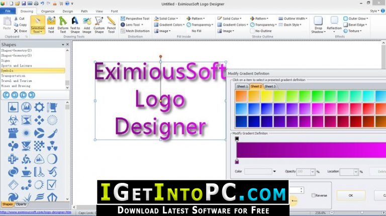 free EximiousSoft Logo Designer Pro 5.15
