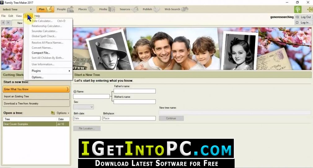how to download family tree maker 2017