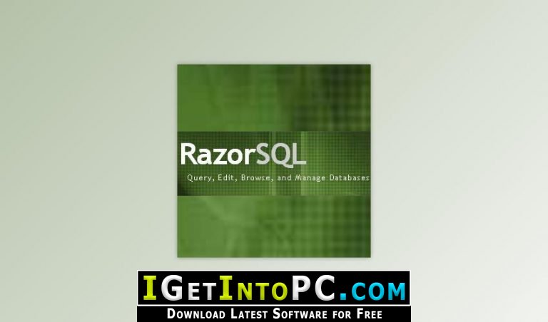 download the last version for windows RazorSQL 10.4.5