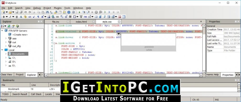 CodeLobster IDE Professional 2.4 download the last version for windows