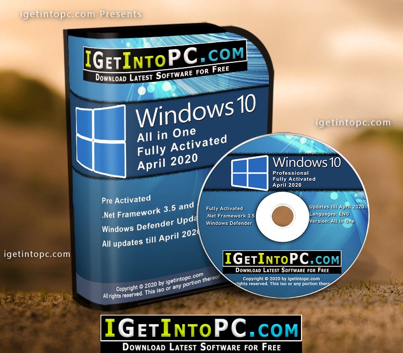 Windows 10 Pro All in One April 2020 Free Download (1)