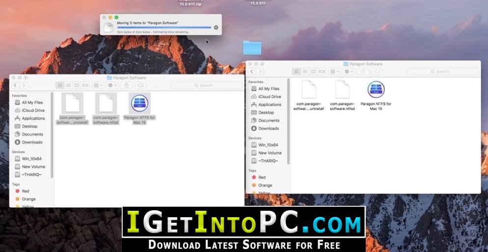 how to use paragon ntfs for mac sierra