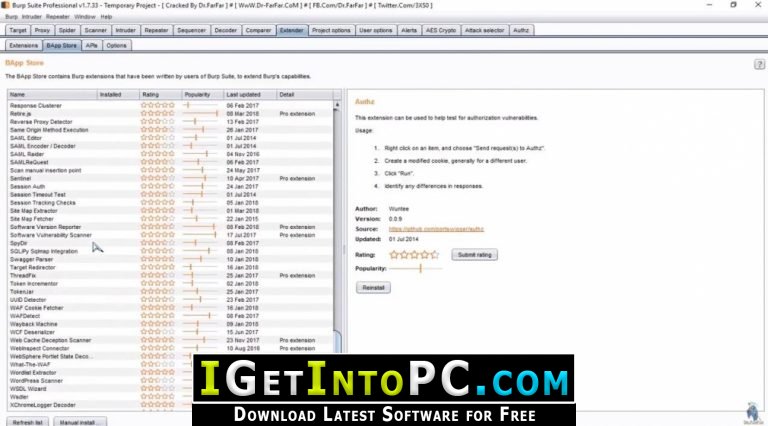 free for mac download Burp Suite Professional 2023.10.3.6