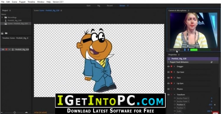 Adobe Character Animator 2020 .6 Free Download