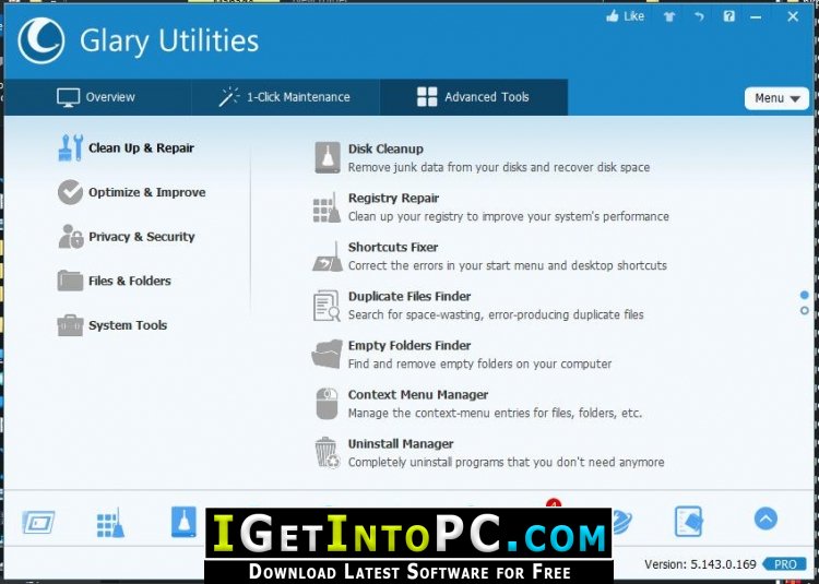 Glary Utilities Pro 5.211.0.240 instal the new version for windows