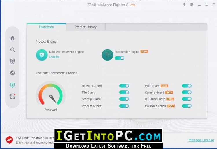 iobit malware fighter pro free key