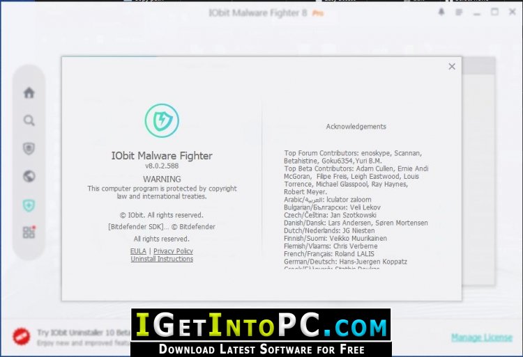 Iobit Malware Fighter Pro 8 Free Download