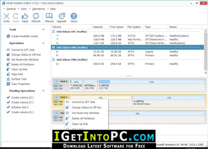 for android download NIUBI Partition Editor Pro / Technician 9.7.3