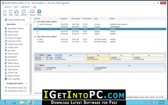 download the last version for android NIUBI Partition Editor Pro / Technician 9.6.3