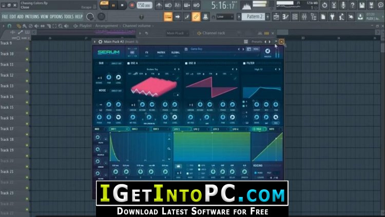 black & purple fl studio 20 skin mac