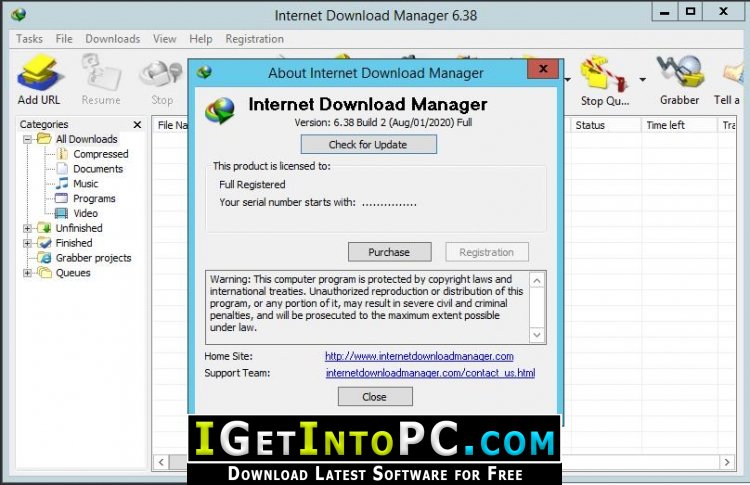 Internet Download Manager 6.38 Build 2 Retail IDM Free ...
