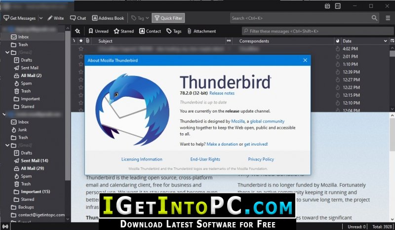 mozilla thunderbird operating system