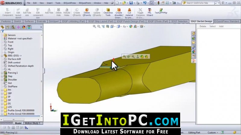 3d quick press for solidworks free download