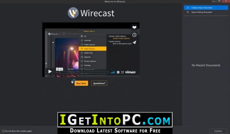 wirecast iso recording