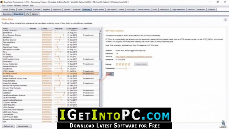 how to get a download of burp suite professional