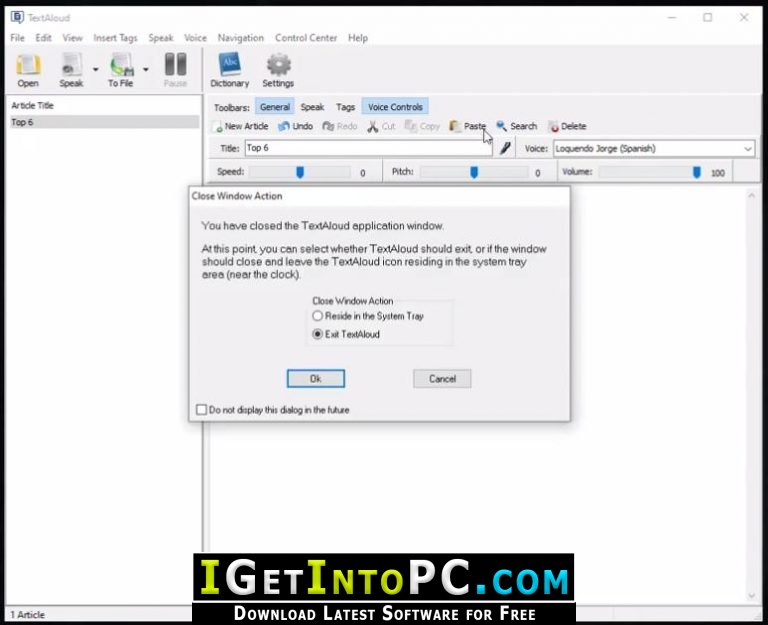 free instals NextUp TextAloud 4.0.71