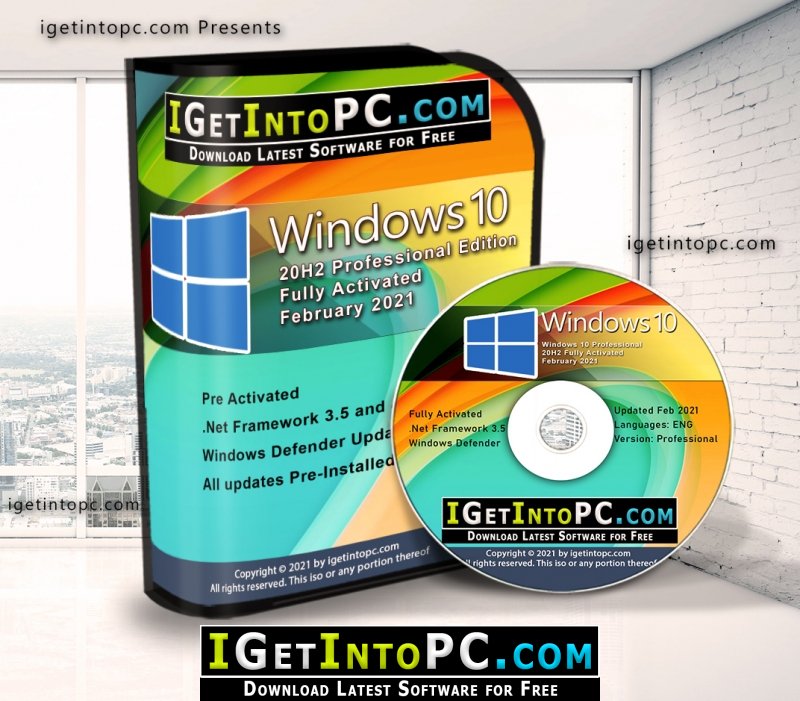 windows 10 pro 20h2 iso download free