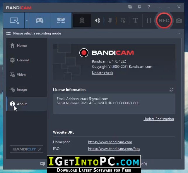 bandicam setup for pc download