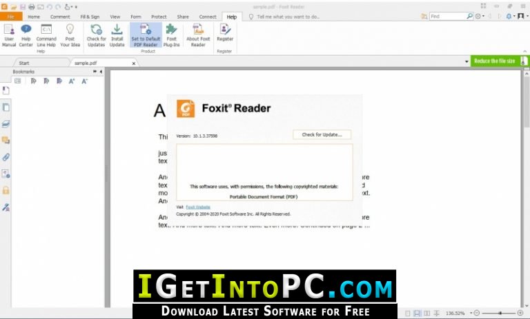 download foxit reader free for windows 10