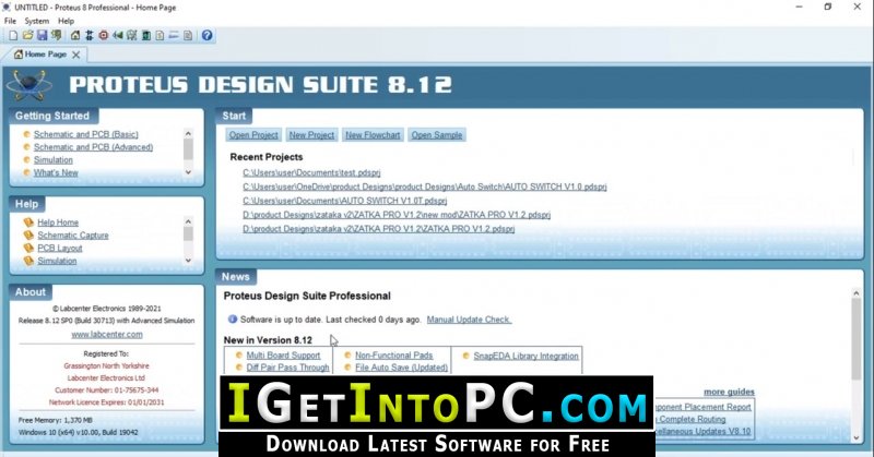 proteus 8 professional software free download