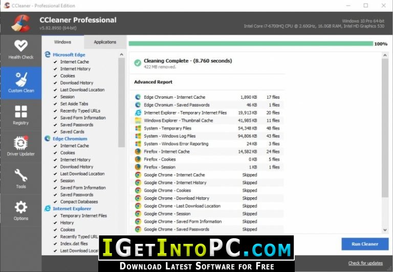 how to install ccleaner pro for free