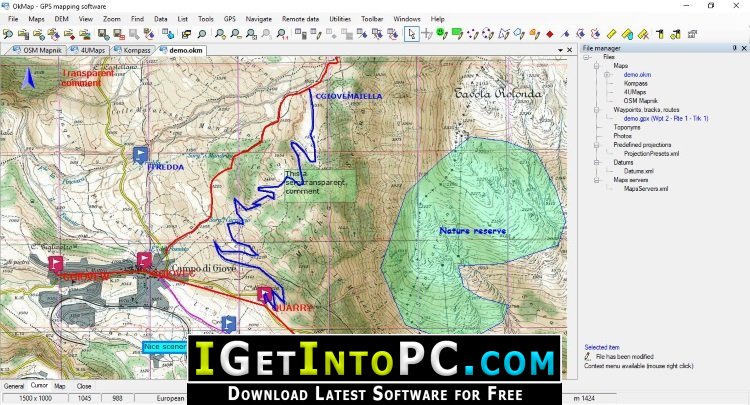 download the new version for ipod OkMap Desktop 17.10.6