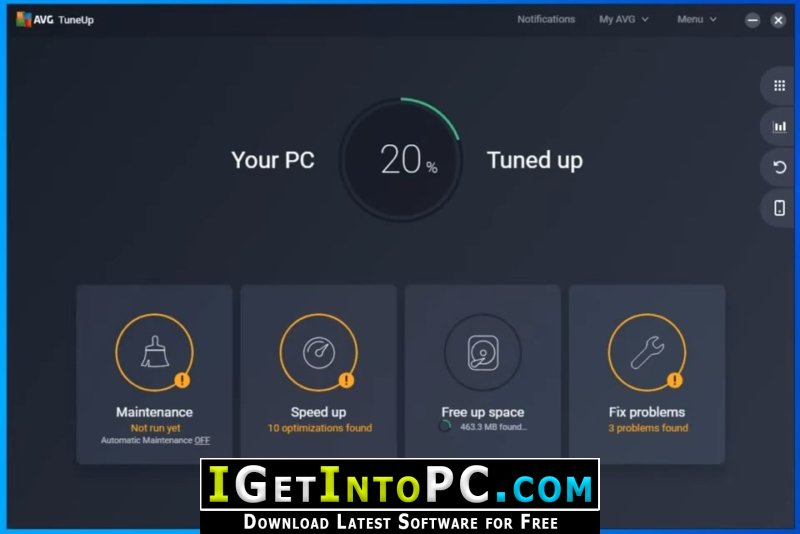 uninstall avg tuneup