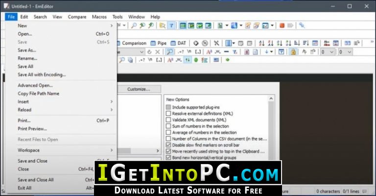 download the new version for windows EmEditor Professional 22.5.0