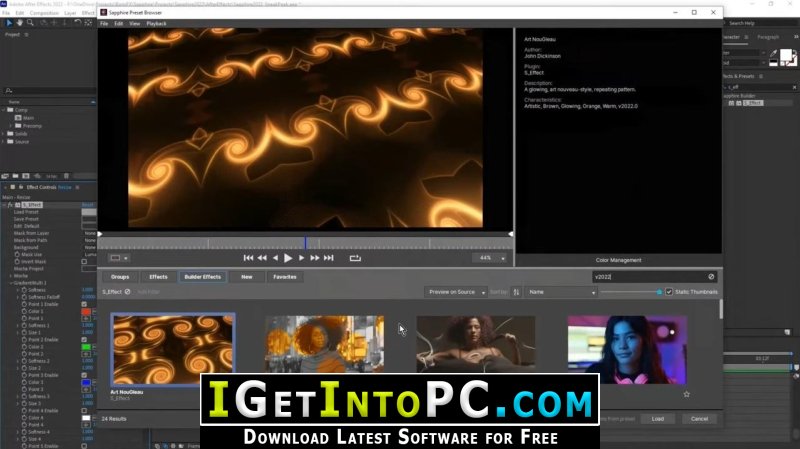 genarts after effects sapphire download