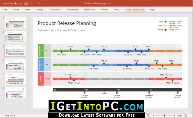 Office Timeline Plus / Pro 7.03.01.00 for windows download free
