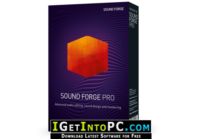 MAGIX SOUND FORGE Pro Suite 16 Free Download