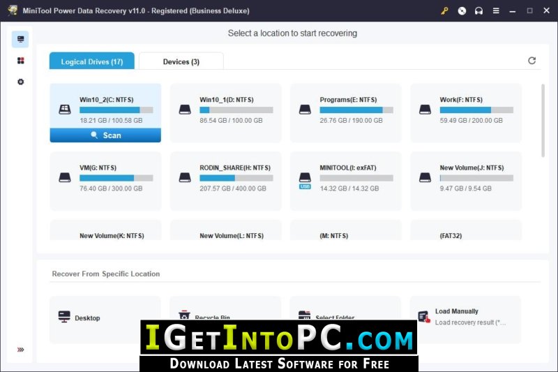minitool data recovery free download
